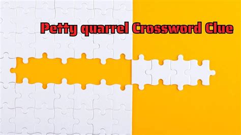 quarrel crossword clue|Reconcile after a quarrel